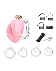 Rimba P-Cage - P-Cage PC10 - Kuisheidskooi - Peniskooi - Pussy - Roze/Transparant-Erotiekvoordeel.nl