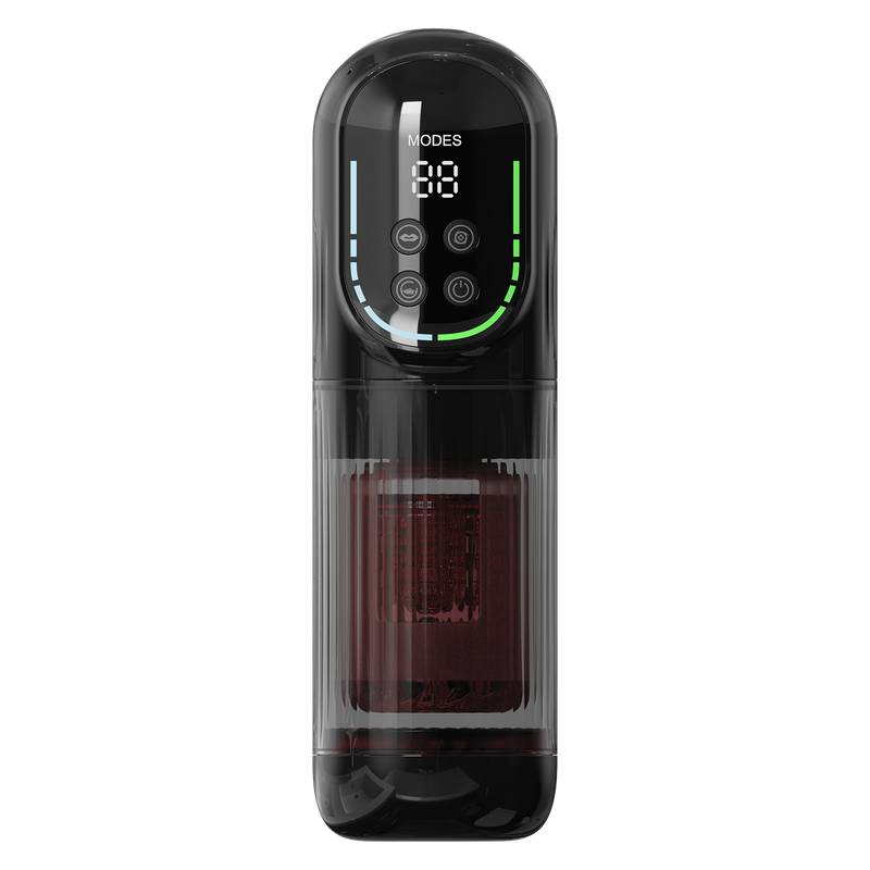 Rimba Toys - Orgastobator 07 - Masturbator - Rood/Transparant-Erotiekvoordeel.nl