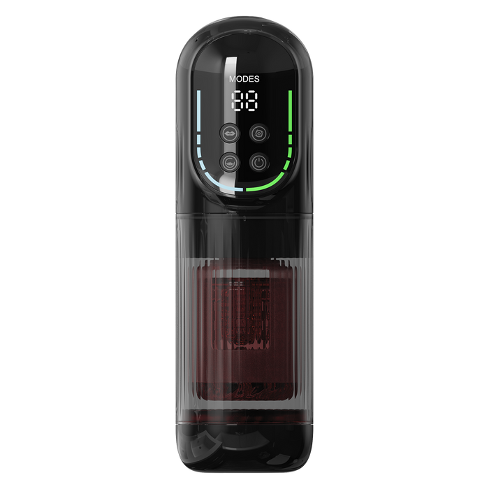 Rimba Toys - Orgastobator 07 - Masturbator - Rood/Transparant-Erotiekvoordeel.nl