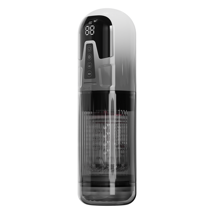 Rimba Toys - Orgastobator 08 - Masturbator - Zwart/Transparant-Erotiekvoordeel.nl