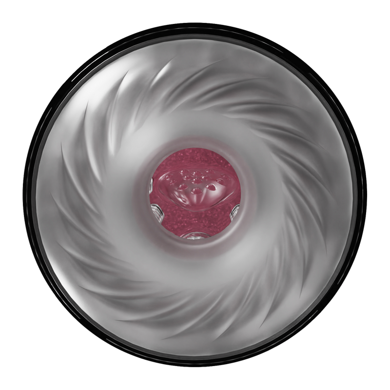 Rimba Toys - Orgastobator 08 - Masturbator - Zwart/Transparant-Erotiekvoordeel.nl