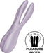 Satisfyer - Threesome 2 - Multifunctionele Vibrator Met 3 Voelsprieten - Lila-Erotiekvoordeel.nl