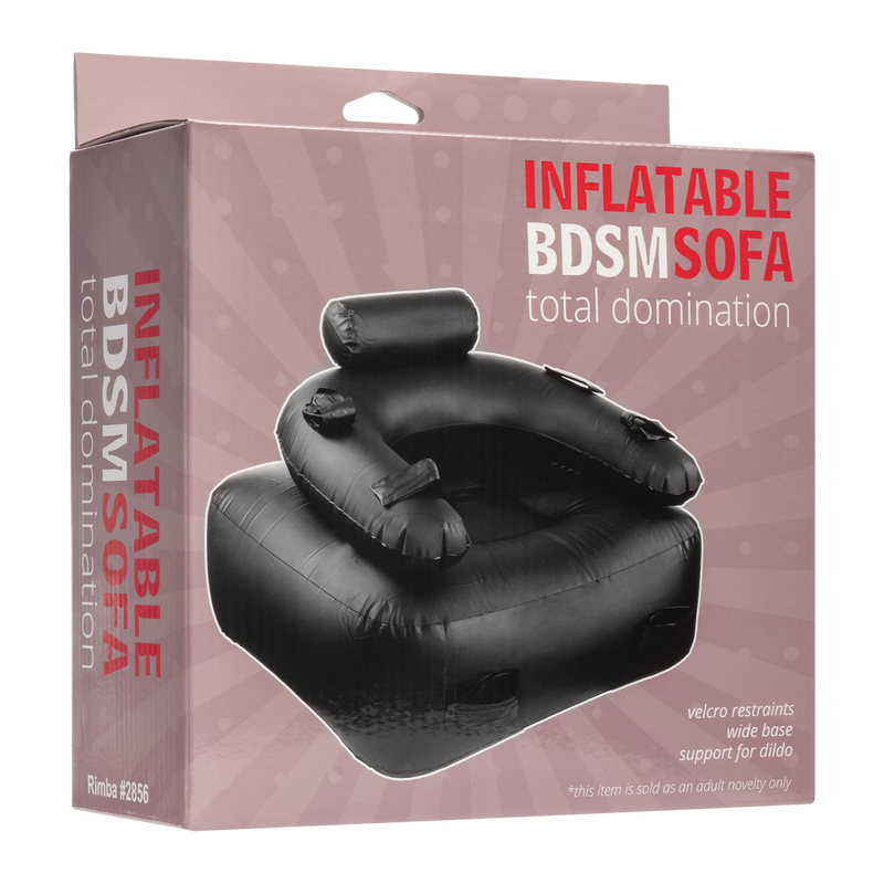Opblaasbare BDSM Sofa - Total Domination - Zwart-Erotiekvoordeel.nl