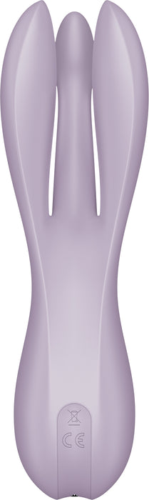 Satisfyer - Threesome 2 - Multifunctionele Vibrator Met 3 Voelsprieten - Lila-Erotiekvoordeel.nl
