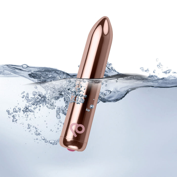 Rocks-off - Oplaadbare Bullet Vibrator - Rosé Goud-Erotiekvoordeel.nl