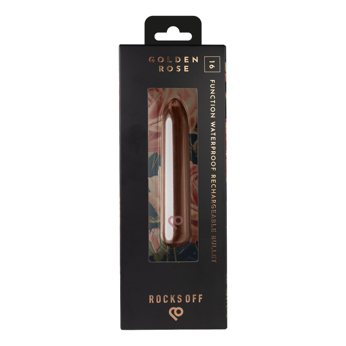 Rocks-off - Oplaadbare Bullet Vibrator - Rosé Goud-Erotiekvoordeel.nl