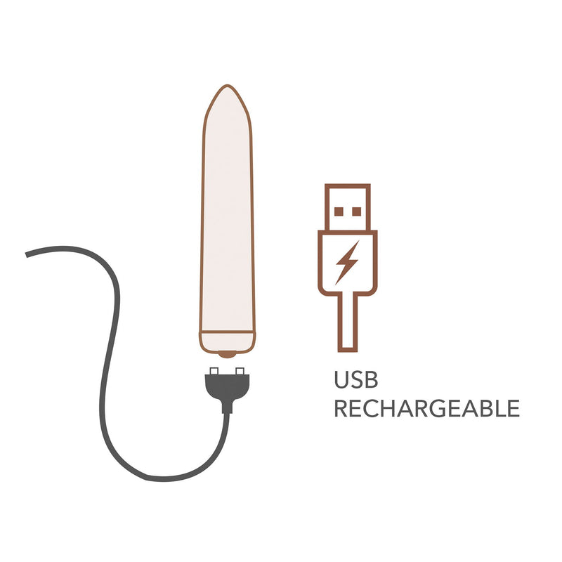 Rocks-off - Oplaadbare Bullet Vibrator - Poppy Red-Erotiekvoordeel.nl