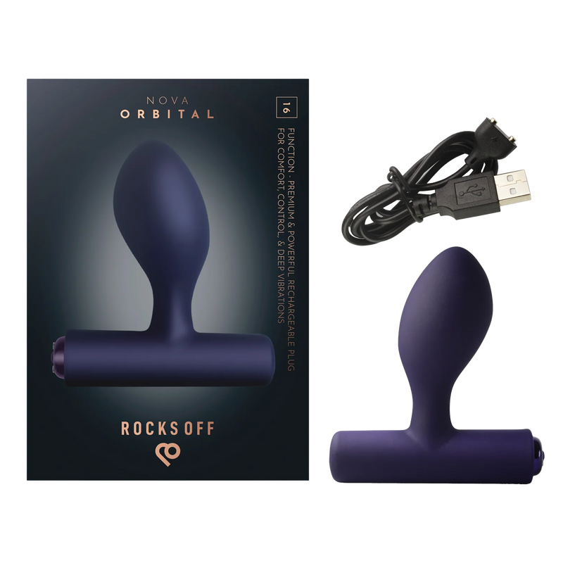 Rocks-Off - Nova Orbital - Prostaatvibrator - Blauw