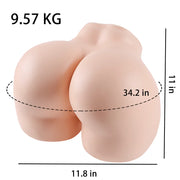 Luna Realistic Sex Doll Silicone Big Ass Torso – Compact, Intens & Levensecht-Erotiekvoordeel.nl