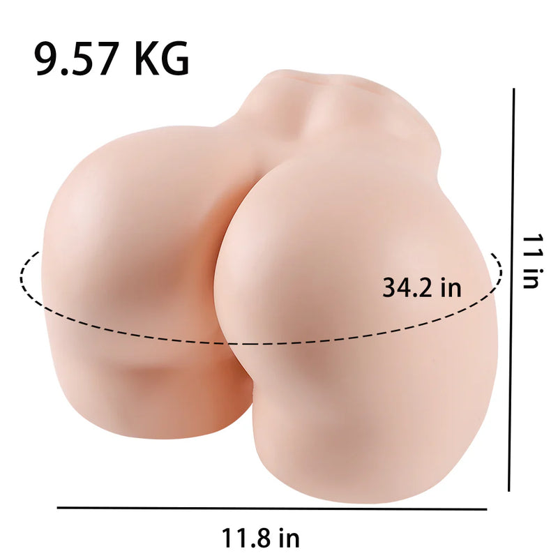 Luna Realistic Sex Doll Silicone Big Ass Torso – Compact, Intens & Levensecht-Erotiekvoordeel.nl