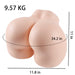 Luna Realistic Sex Doll Silicone Big Ass Torso – Compact, Intens & Levensecht-Erotiekvoordeel.nl