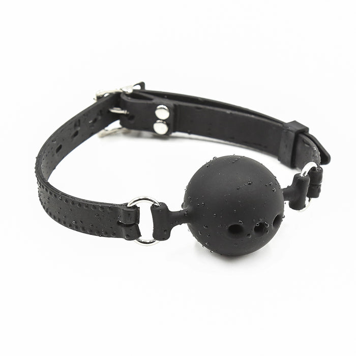 Smart Moves - Ball Gag - Diameter 50 mm - Maat L - Zwart-Erotiekvoordeel.nl