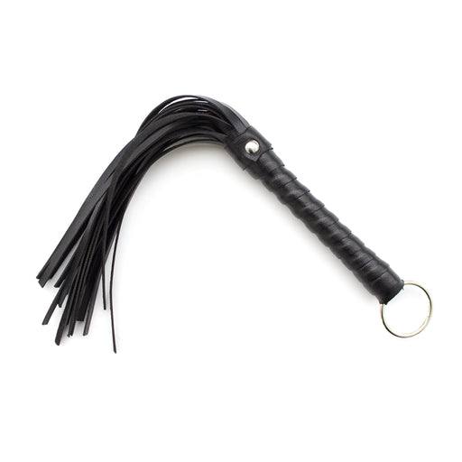 Smart Moves - Mini Flogger - PVC - 28 cm - Zwart-Erotiekvoordeel.nl