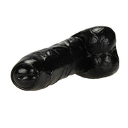 Being Fetish - TPR Dildo met Onbesneden Eikel - 15 cm - Zwart-Erotiekvoordeel.nl