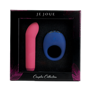 Je Joue - Cadeauset Couples Collection - G-spot Bullet Vibrator & Vibrerende Cockring - Roze/blauw-Erotiekvoordeel.nl