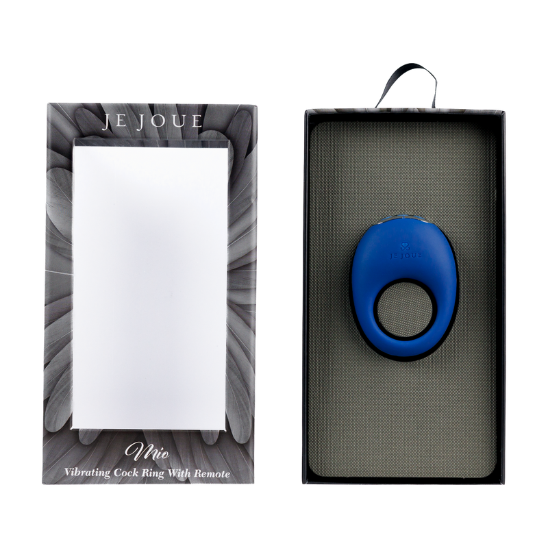 Je Joue - Mio - Vibrerende Cockring met Afstandsbediening - Blauw-Erotiekvoordeel.nl