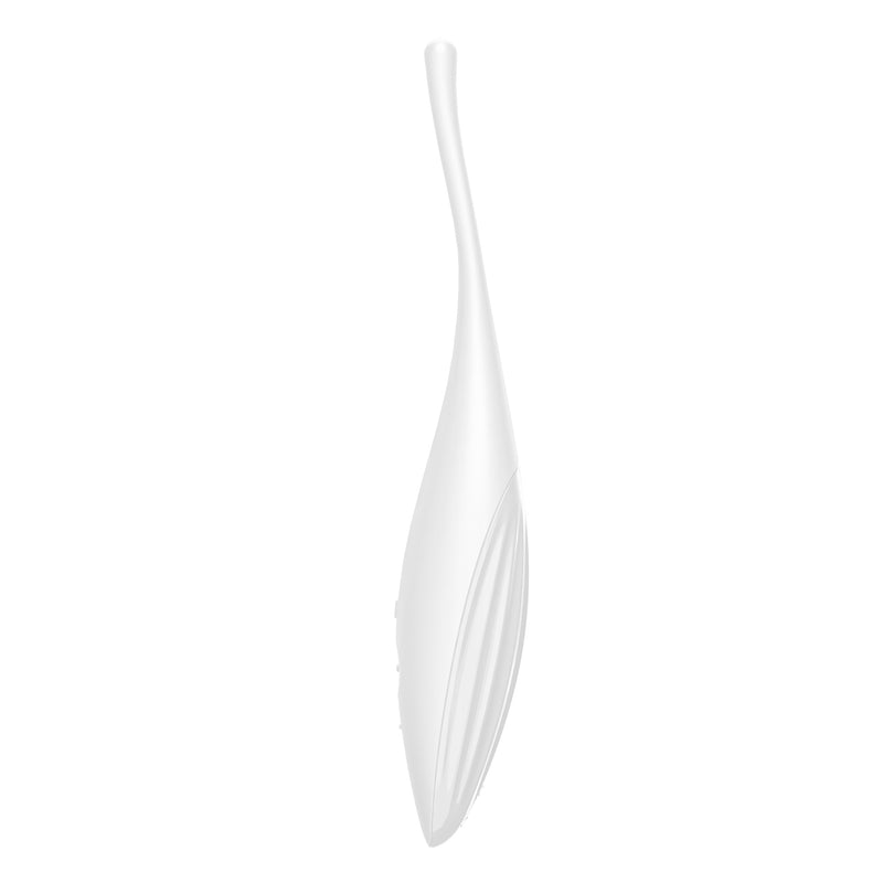 Satisfyer - Twirling Joy - Precisie Clitoris Vibrator - App Control - Wit-Erotiekvoordeel.nl