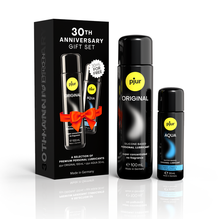 Pjur 30th Anniversary Cadeauset – Original 100 ml & Aqua 30 ml-Erotiekvoordeel.nl