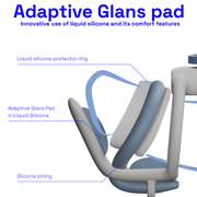 Maxtender - Penis Vergroter - Grijs/Blauw - Verkrijgbaar in twee maten-Erotiekvoordeel.nl