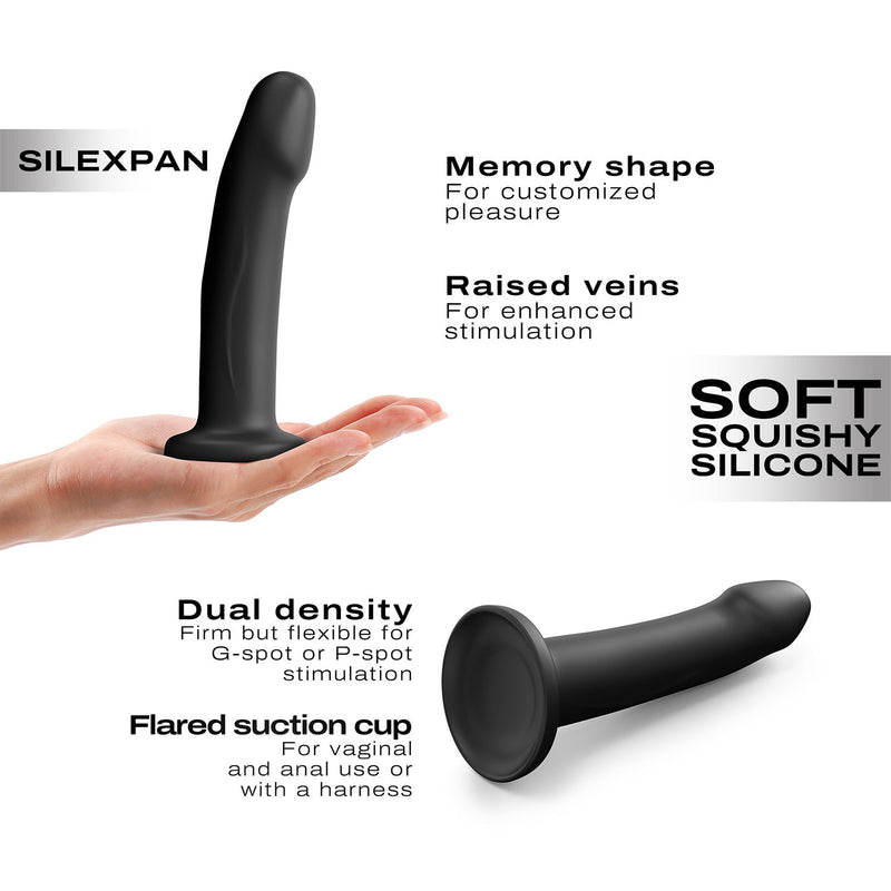 Dorcel - Real Pleasure - Stijlvolle Siliconen Dildo - Zwart-Erotiekvoordeel.nl