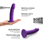 Dorcel - Real Pleasure - Stijlvolle Siliconen Dildo - Paars-Erotiekvoordeel.nl