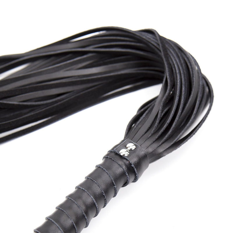 Smart Moves - PVC Flogger - 62 cm - Zwart-Erotiekvoordeel.nl