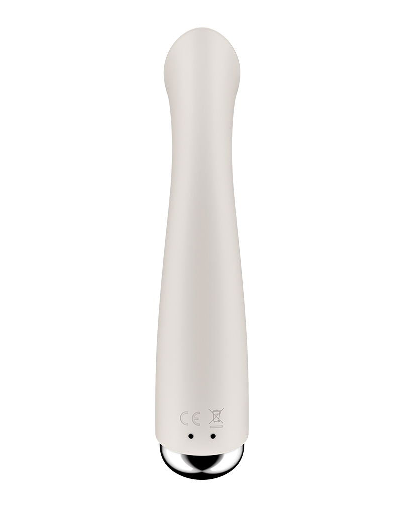 Satisfyer - Spinning G-Spot 1 - Vibrerende en Roterende G-Spot Vibrator - Beige-Erotiekvoordeel.nl