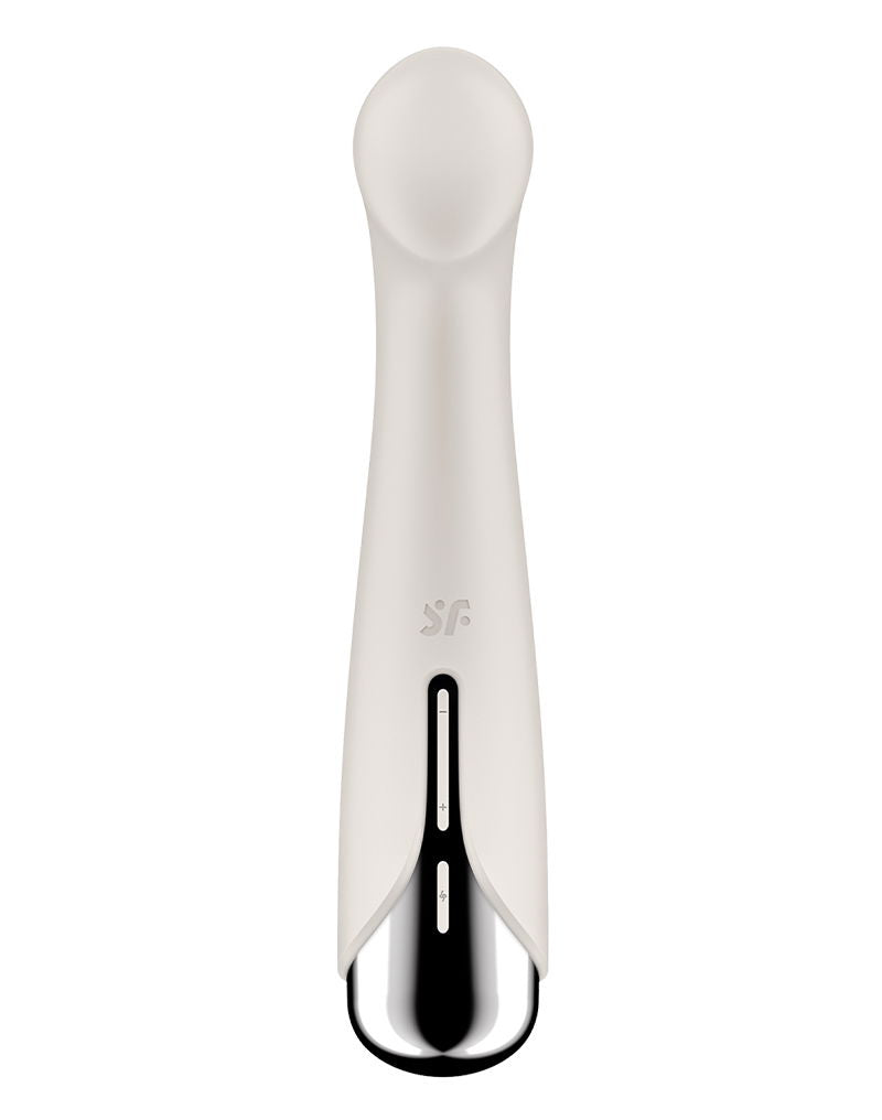 Satisfyer - Spinning G-Spot 1 - Vibrerende en Roterende G-Spot Vibrator - Beige-Erotiekvoordeel.nl