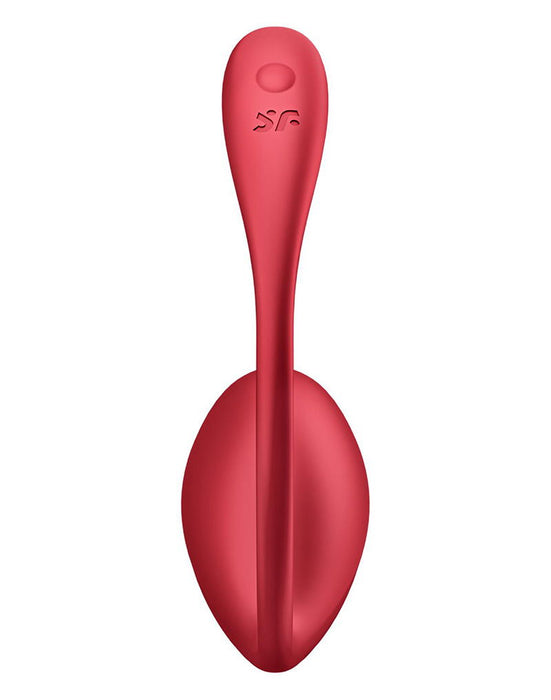 Satisfyer - Shiny Petal - Draagbare Vibrator - Panty Vibrator - Vibrerend Eitje - Rood-Erotiekvoordeel.nl
