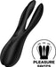 Satisfyer - Threesome 2 - Multifunctionele Vibrator Met 3 Voelsprieten - Zwart-Erotiekvoordeel.nl