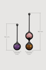 Adrien Lastic - Harmony Stones - Vaginale Balletjes - Kristallen - 6 stuks-Erotiekvoordeel.nl