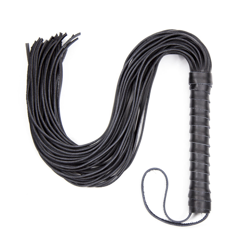 Smart Moves - PVC Flogger - 62 cm - Zwart-Erotiekvoordeel.nl