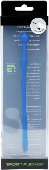 Sport Fucker - Piss Play Sound - Holle Dilator - 18 cm - Blauw-Erotiekvoordeel.nl
