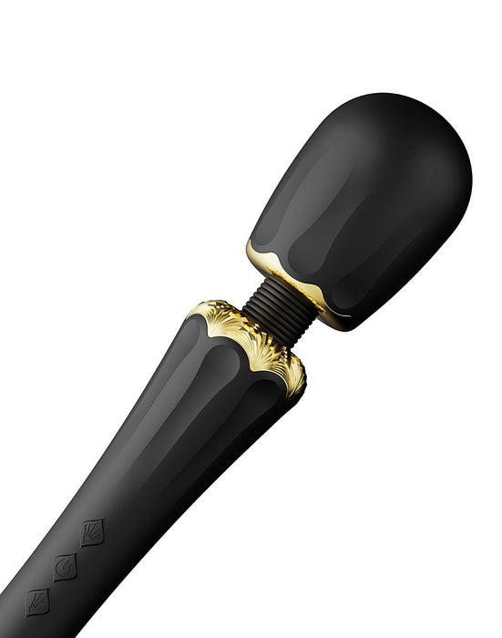 Zalo - Kyro - Wand Vibrator - Met 2 Opzetstukken - Zwart-Erotiekvoordeel.nl