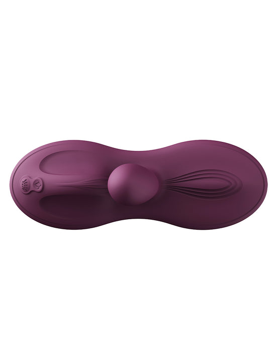 Zalo - Flora - Vibrator-kussen - Hands-free Vibrator - Met Warmtefunctie - Amethyst Paars-Erotiekvoordeel.nl