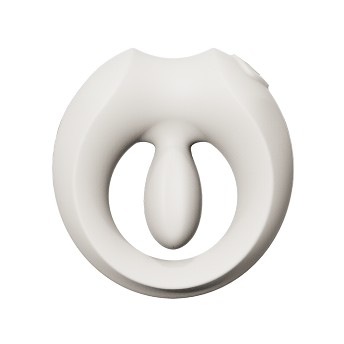 ZALO - Apis - Vibrerende Cockring voor Koppels - App Control - Ivoorwit-Erotiekvoordeel.nl