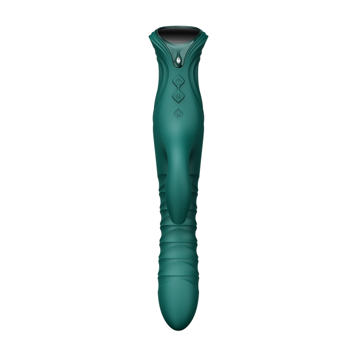 ZALO - Mose 2 - Stotende Rabbit Vibrator – Smaragdgroen-Erotiekvoordeel.nl
