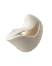 Zalo - Mochi - Vibrador para el clítoris con dos cabezales - Control mediante aplicación - Blanco marfil - Erotiekvoordeel.nl