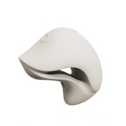 Zalo - Mochi - Vibrador para el clítoris con dos cabezales - Control mediante aplicación - Blanco marfil - Erotiekvoordeel.nl