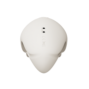 Zalo - Mochi - Vibrador para el clítoris con dos cabezales - Control mediante aplicación - Blanco marfil - Erotiekvoordeel.nl