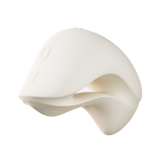 Zalo - Mochi - Vibrador para el clítoris con dos cabezales - Control mediante aplicación - Blanco marfil - Erotiekvoordeel.nl