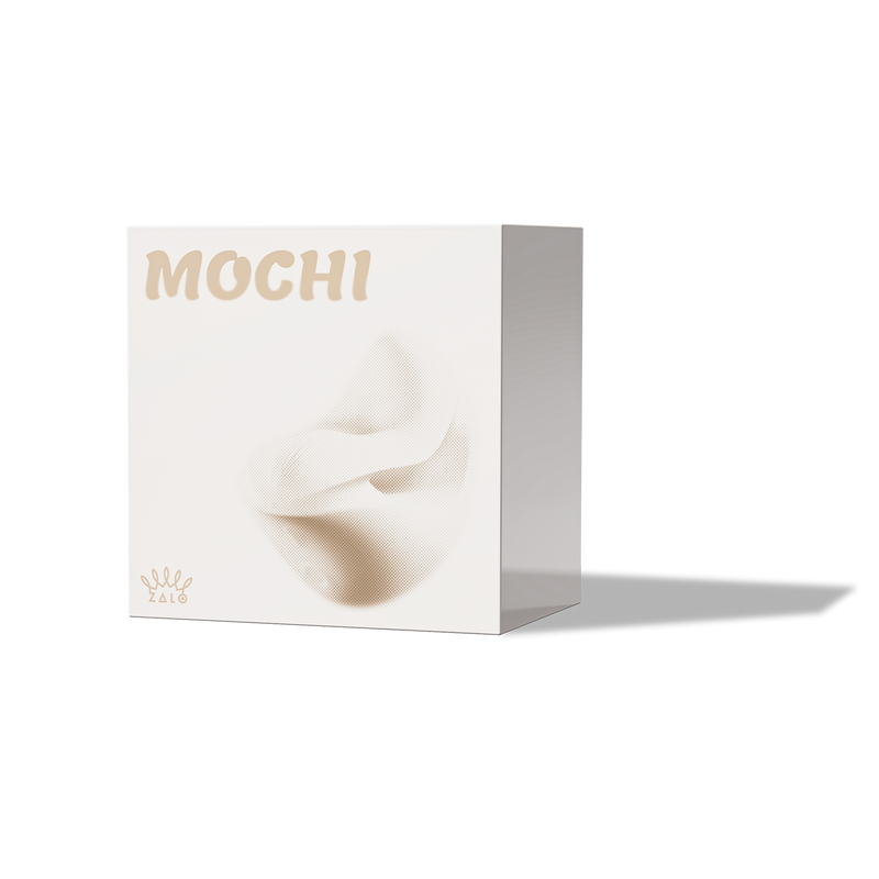 Zalo - Mochi - Vibrador para el clítoris con dos cabezales - Control mediante aplicación - Blanco marfil - Erotiekvoordeel.nl