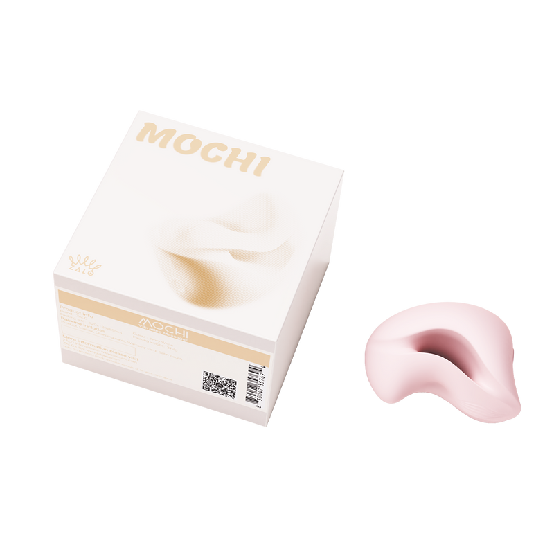 Zalo - Mochi - Vibromasseur clitoridien à deux têtes - Contrôle via application - Rose Sakura - Erotiekvoordeel.nl