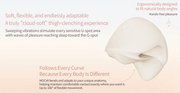 Zalo - Mochi - Vibromasseur clitoridien à deux têtes - Contrôle via application - Rose Sakura - Erotiekvoordeel.nl