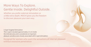 Zalo - Mochi - Vibromasseur clitoridien à deux têtes - Contrôle via application - Rose Sakura - Erotiekvoordeel.nl