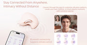 Zalo - Mochi - Vibromasseur clitoridien à deux têtes - Contrôle via application - Rose Sakura - Erotiekvoordeel.nl