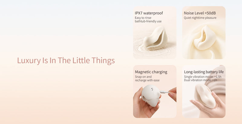 Zalo - Mochi - Vibromasseur clitoridien à deux têtes - Contrôle via application - Rose Sakura - Erotiekvoordeel.nl
