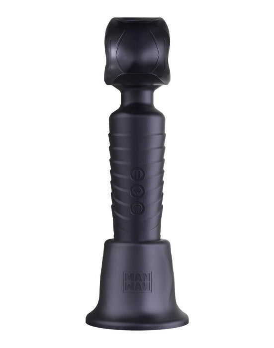 ManWan - Holden - Universele Wand Vibrator Houder met Zuignap - Black Plum-Erotiekvoordeel.nl