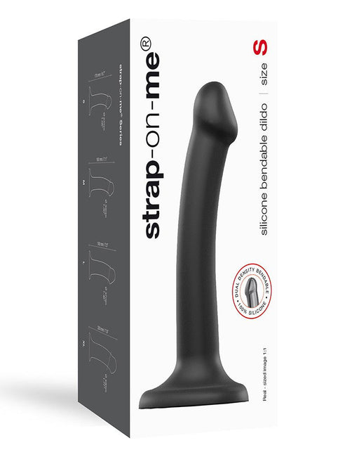 Strap-On-Me - Semi-Realistische Dildo Met Zuignap - Zwart-Erotiekvoordeel.nl