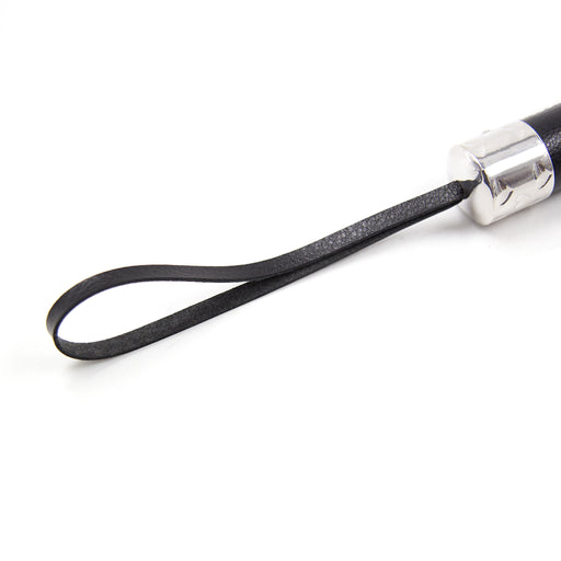 Smart Moves - Kunstlederen Flogger - 44 cm - Zwart-Erotiekvoordeel.nl